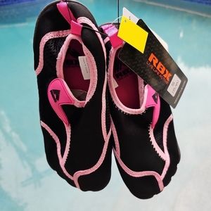 RBX Women's Black & Pink Athletic Water Shoes Size Small 5/6